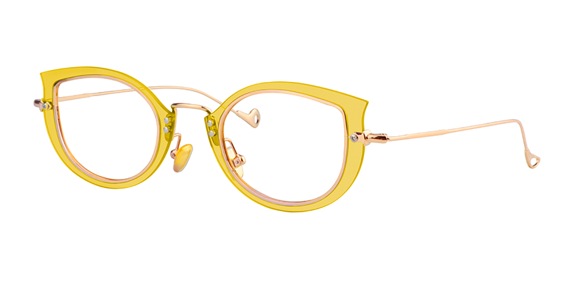 Cat Eye Yollow Glasses | Zeelool Eyewear Online2