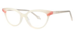 Lois Cat Eye Creamy White Glasses2