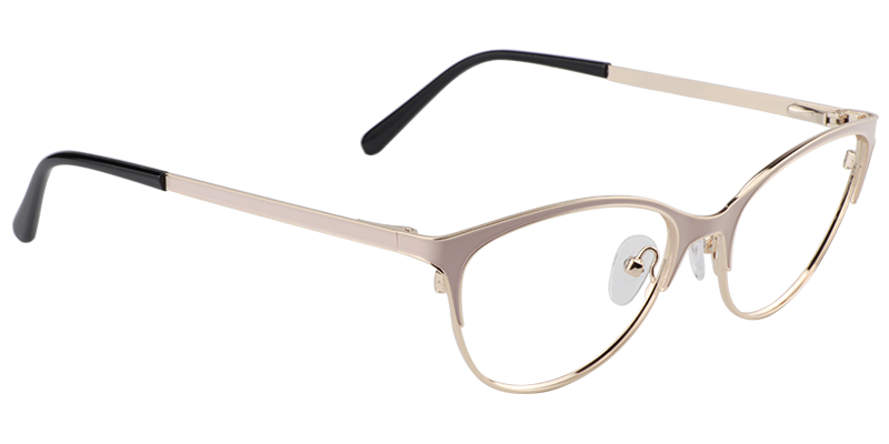 Browline Pink Glasses | Zeelool Eyewear3