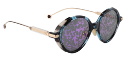 Hamilton Round Blue Tortoise Sunglasses3