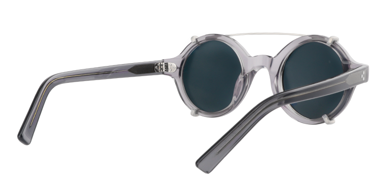 Clip-On Gray Sunglasses | Zeelool Sunglasses5