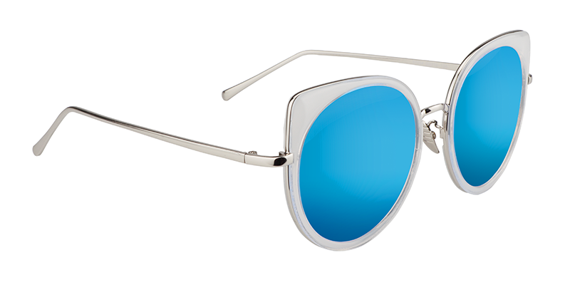 Cateye Clear Sunglasses | Zeelool Sunshades4
