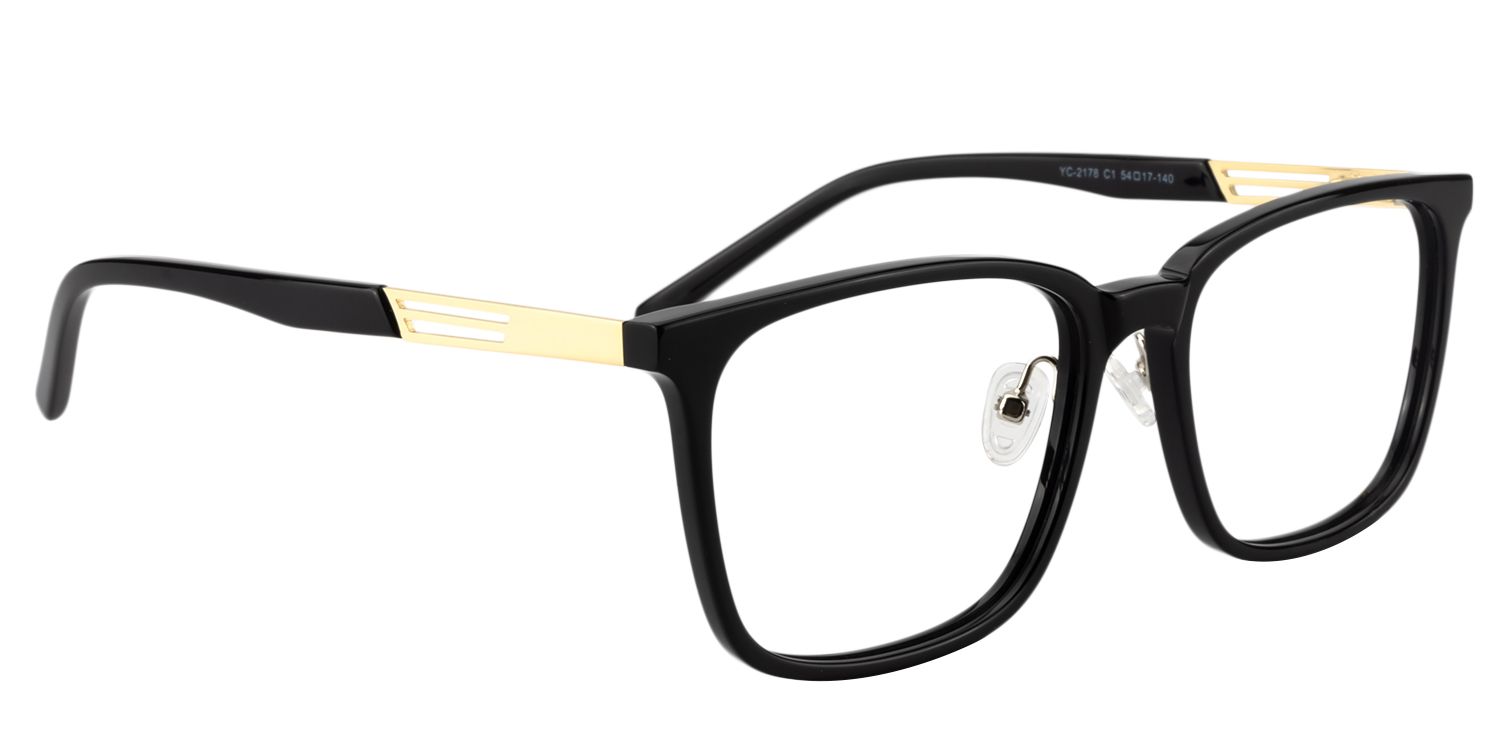 Square Black Glasses | Zeelool Glasses2