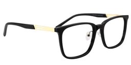 Alick Square Black Glasses2