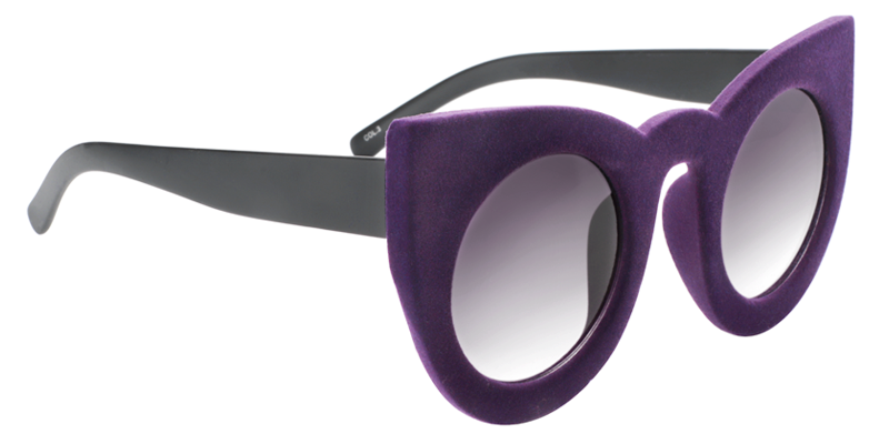 Cateye Purple Sunglasses | Zeelool Sunglass Frames3