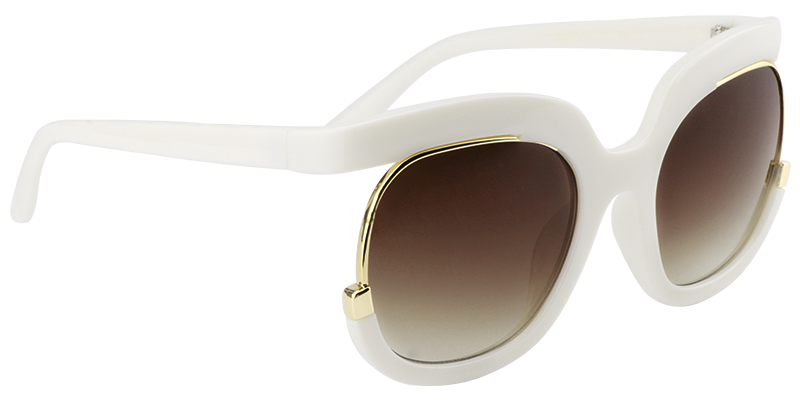 Round White Sunglasses | Zeelool Sunglass Frames3