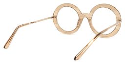 Keona Round Beige Glasses4