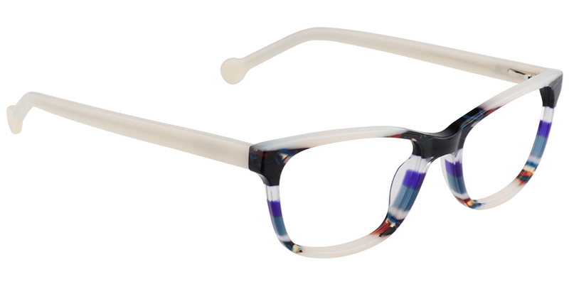 Rectangle White Glasses | Zeelool Prescription Glasses3