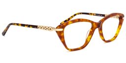 Gayle Cateye Amber Glasses2