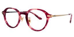 Doreen Round Red Glasses 2