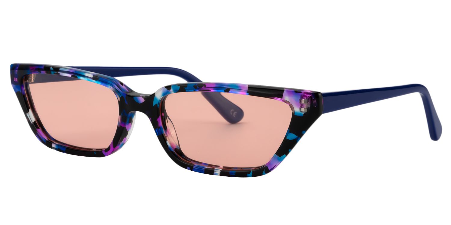 Rectangle Floral Sunglasses | Zeelool Sunglasses3