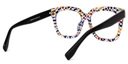 Xion Square Colorful-Point Glasses5