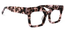Rosado Rectangle Pink-Tortoise Glasses2