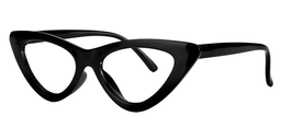 Joanna Cat Eye Black Glasses2