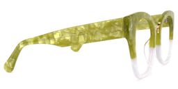 Denis Cat Eye Green Glasses3
