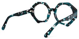 Hugh Geometric Blue-Floral Glasses4