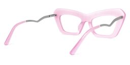 Notes Cateye Pink Glasses4