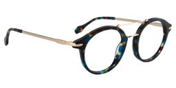 Xanthia Aviator Blue Tortoise Glasses3