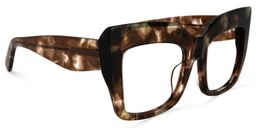 Charmaine Cat Eye Brown Glasses2