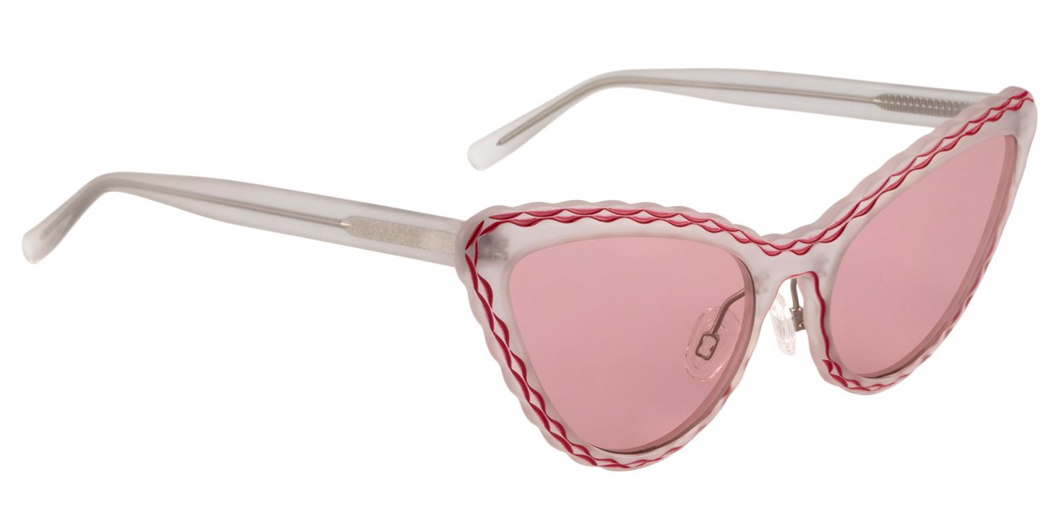 Cat eye Red Sunglasses | Zeelool Sunglasses3