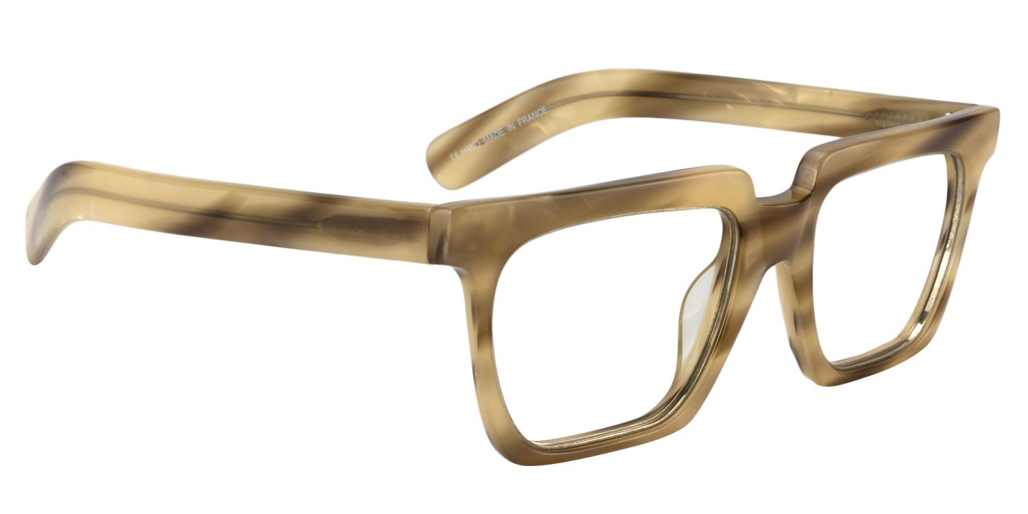 Square Light Brown Glasses | Zeelool Glasses2