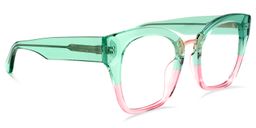 Denis Cat Eye Pink Glasses2