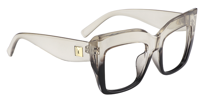 Cat Eye Gray Glasses | Zeelool Optical Online3