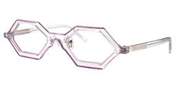 Caesar Geometric Purple Glasses2