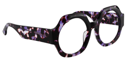 Johnny Geometric Purple-Floral Glasses1