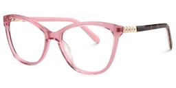 Calix Cat eye Red/Pink Glasses3