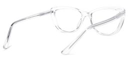 Qamar Cateye Clear Glasses4