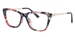 Hebe Cateye Floral Glasses2
