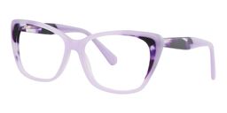 Snow Cat Eye Purple Glasses4