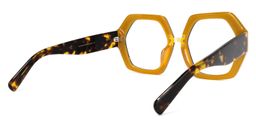 Otero Geometric Green-Floral Glasses4