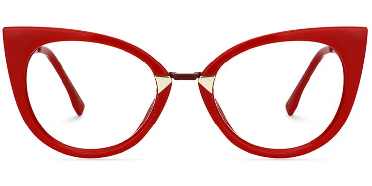 Jacqueline Red Cat eye Glasses