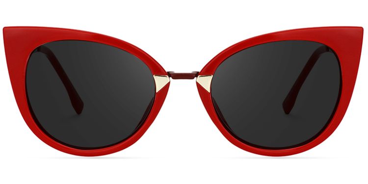 Jacqueline Red Cat eye Sunglasses