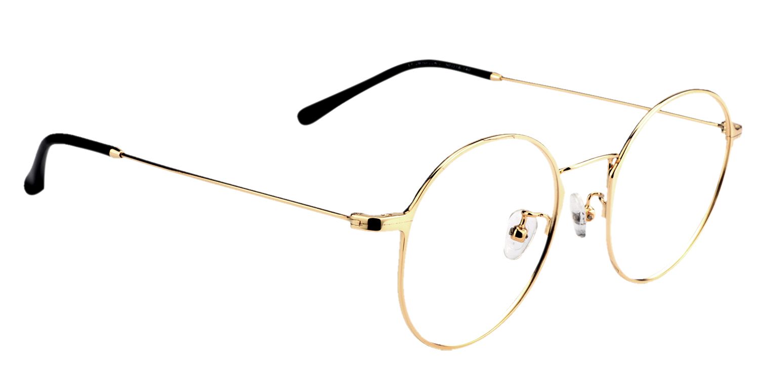 Round Gold Glasses | Zeelool Glasses4