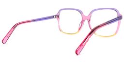 Lollipop Square Purple-Yellow Glasses4