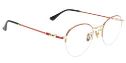 Abigail Round Red Glasses3