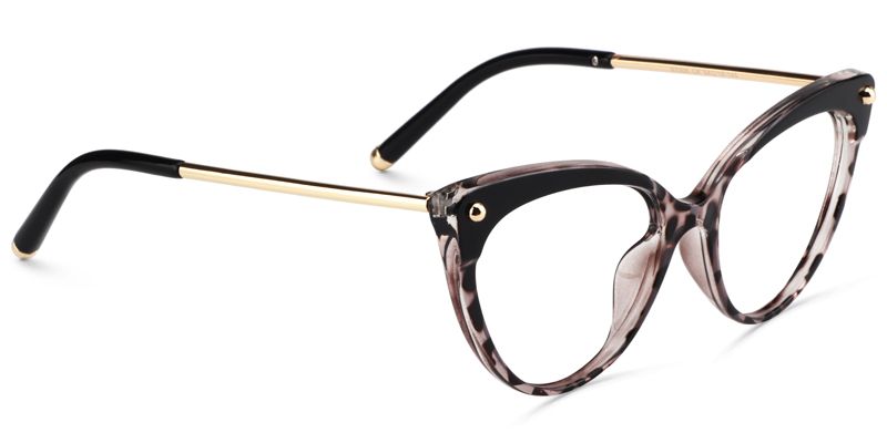 Cat Eye Tortoise&Clear Glasses4
