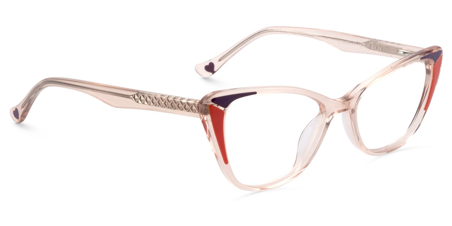 Cat eye Brown Glasses | Zeelool Glasses2