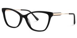 Candice Cat eye Black Glasses3
