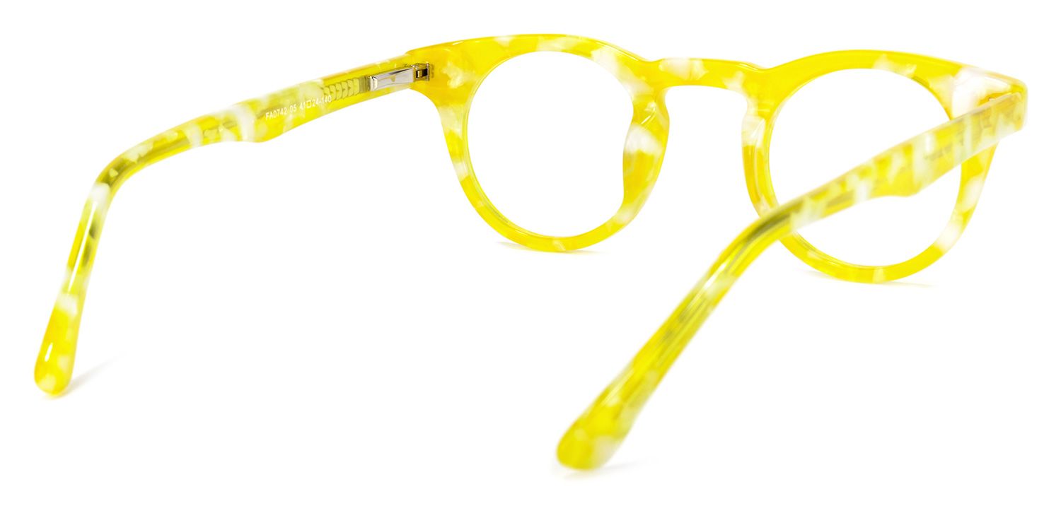 Round Light Tortoise Glasses4