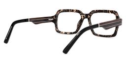Jack Rectangle Brown Glasses4