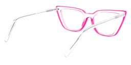 Yosef Cateye Bright-Pink Glasses4
