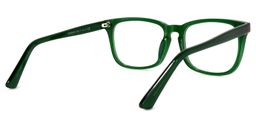 Noel Rectangle Dark-Green Glasses3