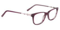 Fiona Rectangle Light Purple Glasses3