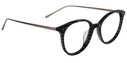 Jocelyn Round Black Glasses3