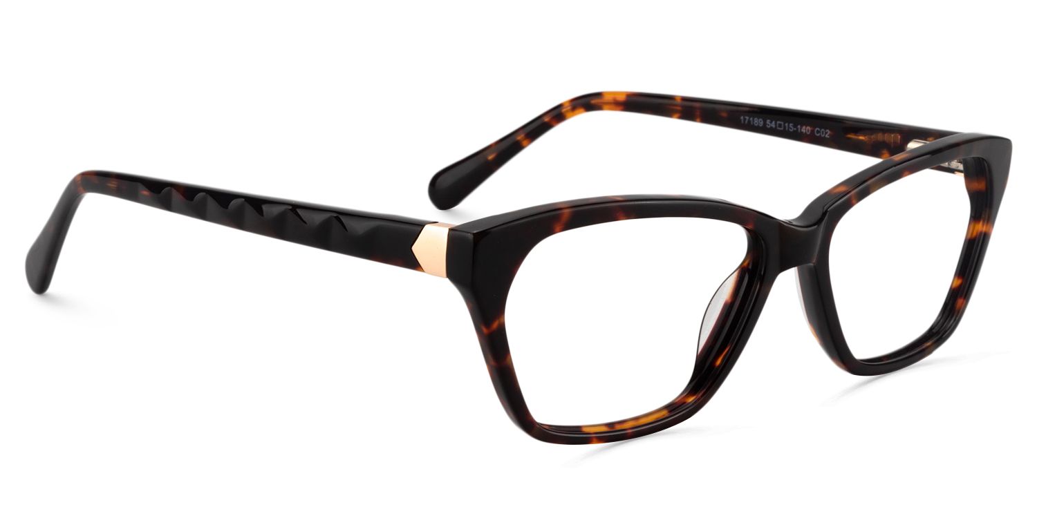 Rectangle Tortoise Glasses | Zeelool Glasses3