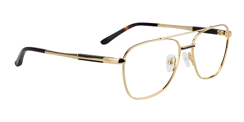 Aviator Gold Glasses | Zeelool Eyewear3
